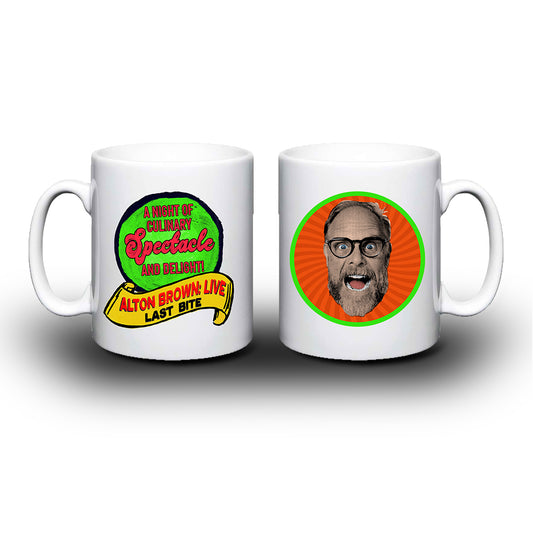 Alton Brown Live! Last Bite Mug