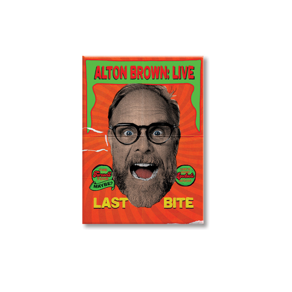 Alton Brown Live! Last Bite Orange Magnet